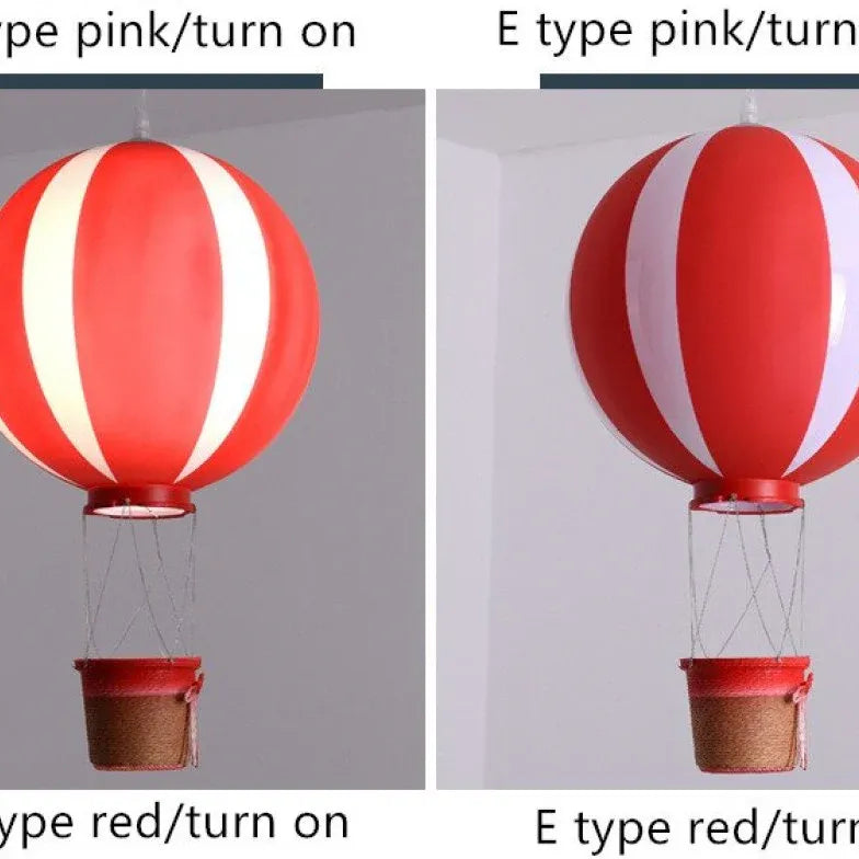 Lámparas de techo para dormitorio juvenil con forma de globos