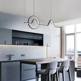 Geometric Linear Kitchen Modern Pendant Light