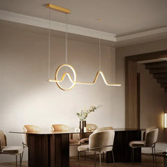 Lamparas colgantes para mesa comedor diseño creativo largo