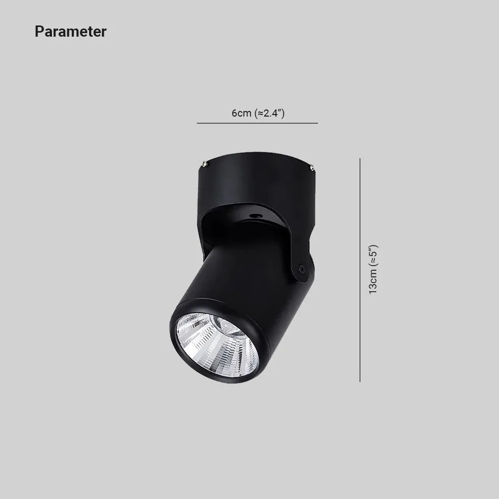 Luces empotradas de techo modernas con luz LED empotrada y plegable 