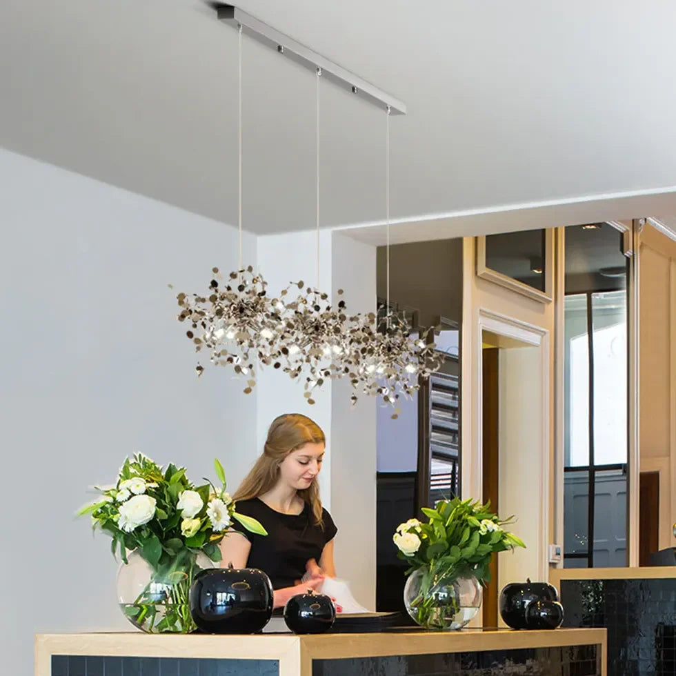 Lámparas de techo de LED modernas diseño creativo salón