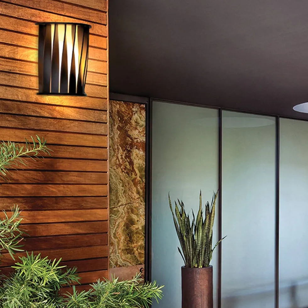 Cutout Aluminium Modern Outdoor Wall Lights