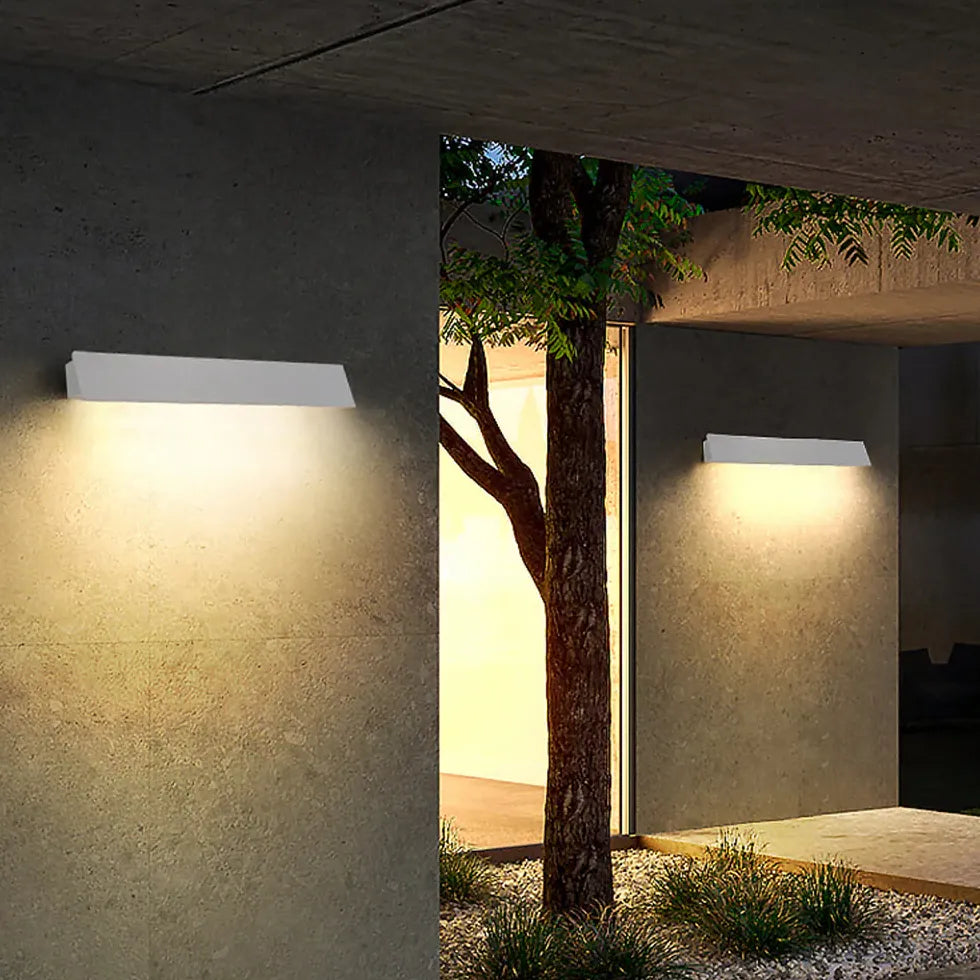 Apliques de pared LED para exteriores con efecto lavado de pared 