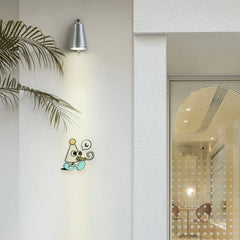 Apliques de exterior pared estilo industrial en aluminio