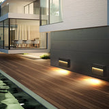 Rectangular Sensor Led Step Outdoor Lights