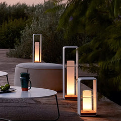 Lamparas solares exterior de pie led para jardín