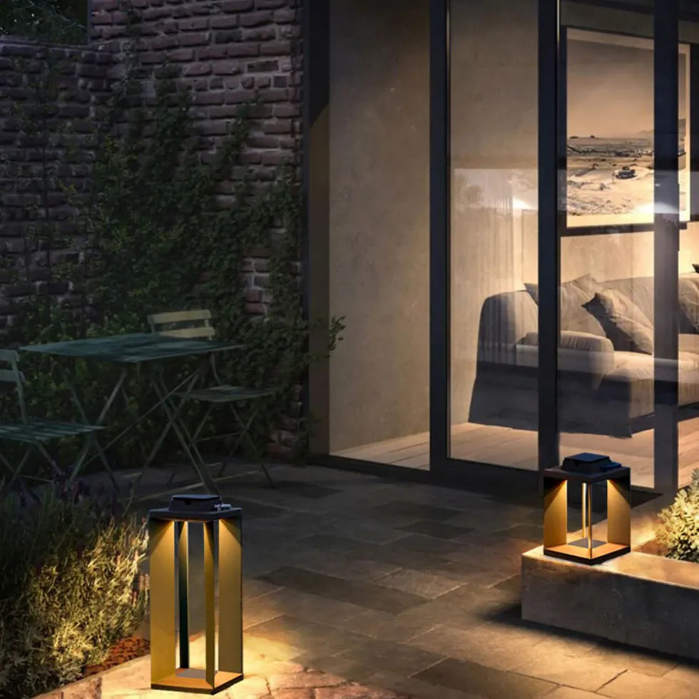 Cuboid Lanterns Led Outdoor Floor lamps