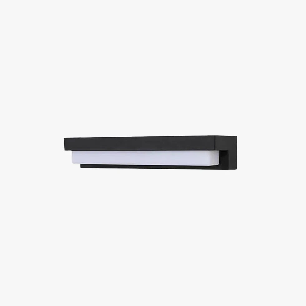 Lámparas de pared solares LED rectangulares para exteriores 