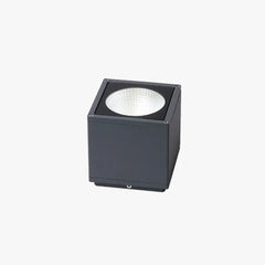 Lámparas de techo para pasillos diseño rectangular negro empotrado