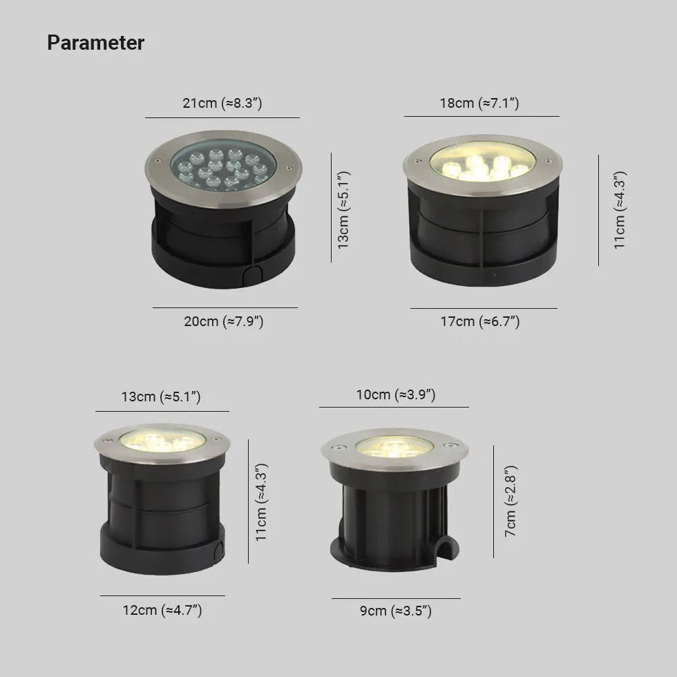 Luces de led para piscinas en espacios exteriores