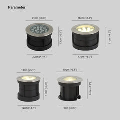Foco LED Empotrado Exterior para Jardín Impermeable