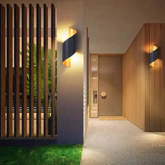 Aplique de Pared Exterior LED Resistente al Agua y en Espiral