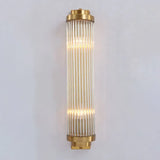 Fluted Glass Wall Light Bedroom Modern