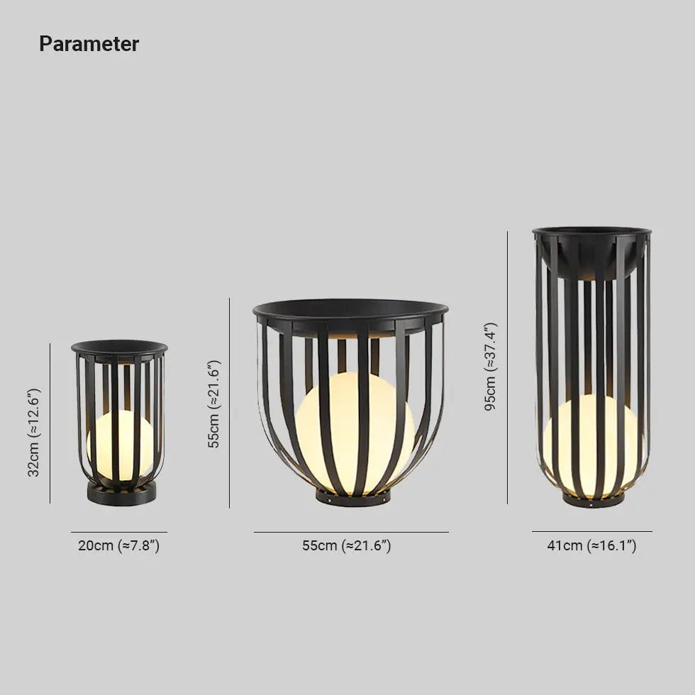 Faroles de pie para jardin solares estilo linterna