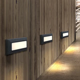 Apliques de pared con LED para escaleras exteriores