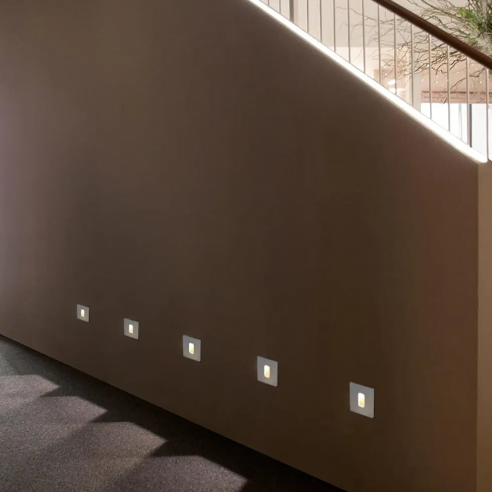 Lamparas de pared exterior modernas para iluminación de escaleras