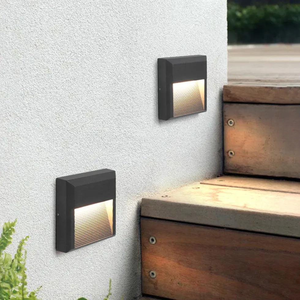 Apliques para exterior LED con sensor para escaleras