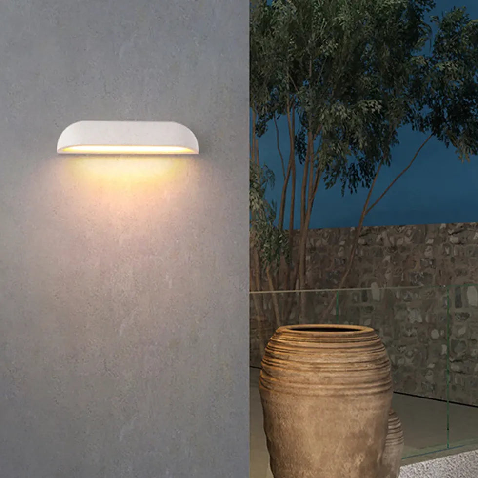 Semi Elliptical Stone Outdoor Wall Lights