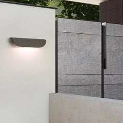 Aplique de Pared Exterior Impermeable de Aluminio