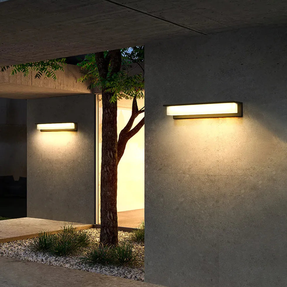 Rectangula Led Modern Outdoor Wall Lights