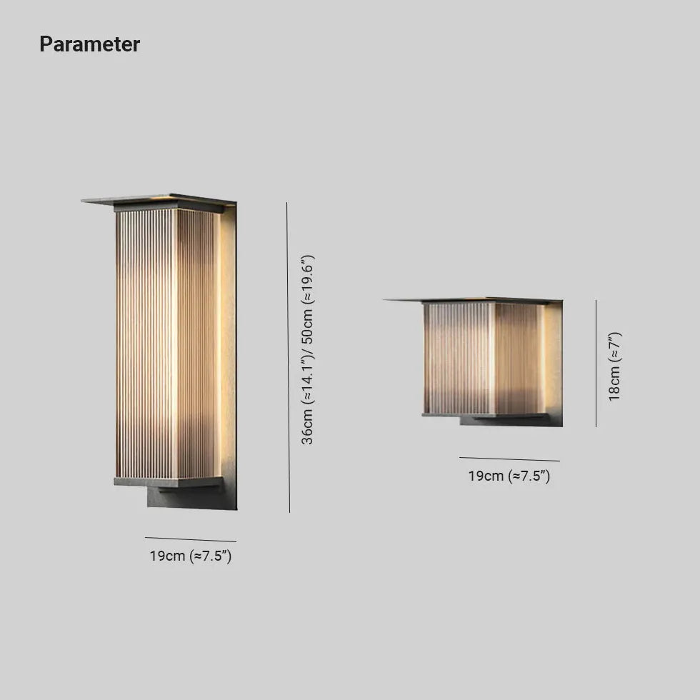 Apliques para patios modernos iluminación LED exterior