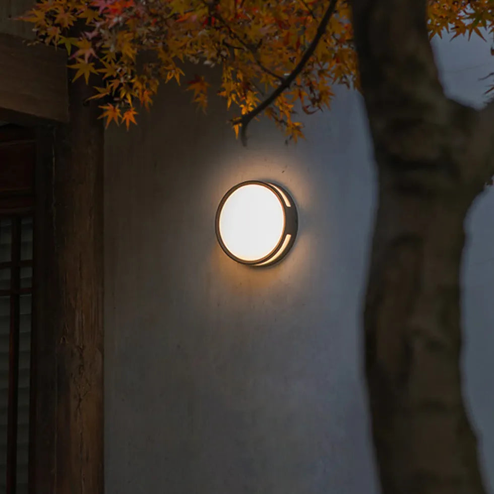 Round Led Waterproof Outdoor Wall Lights