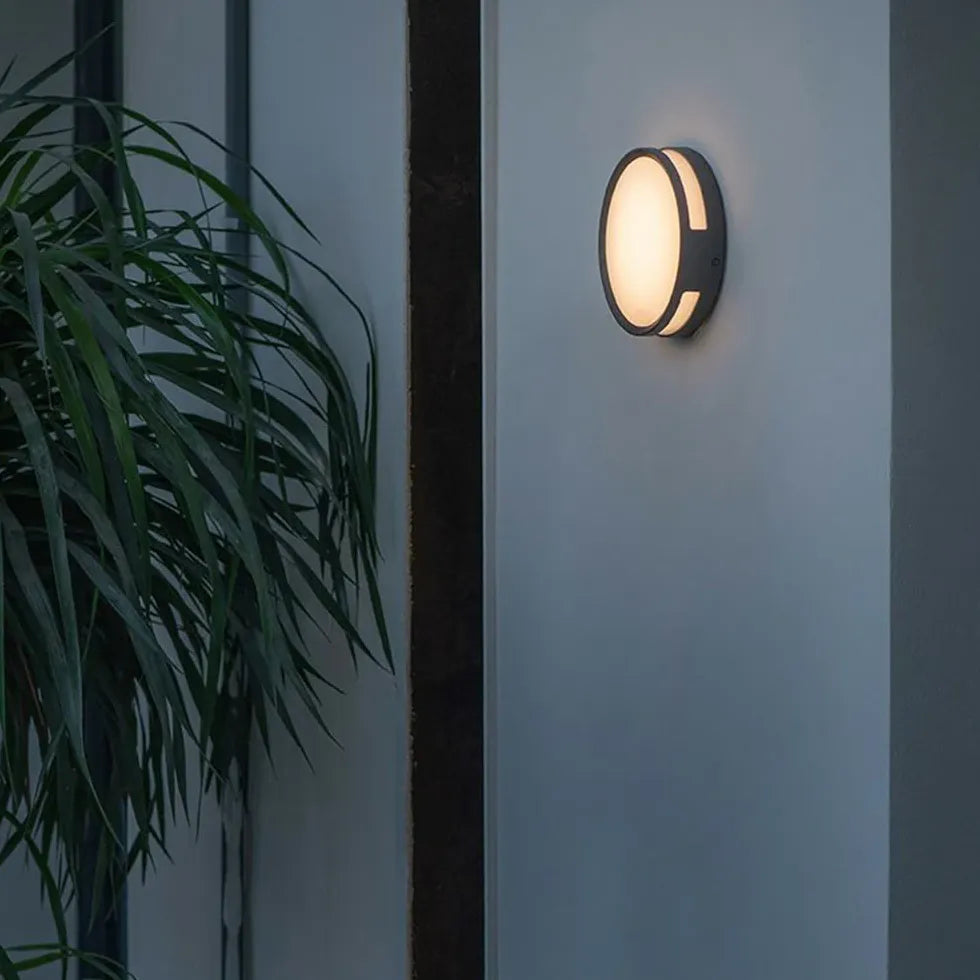 Round Led Waterproof Outdoor Wall Lights