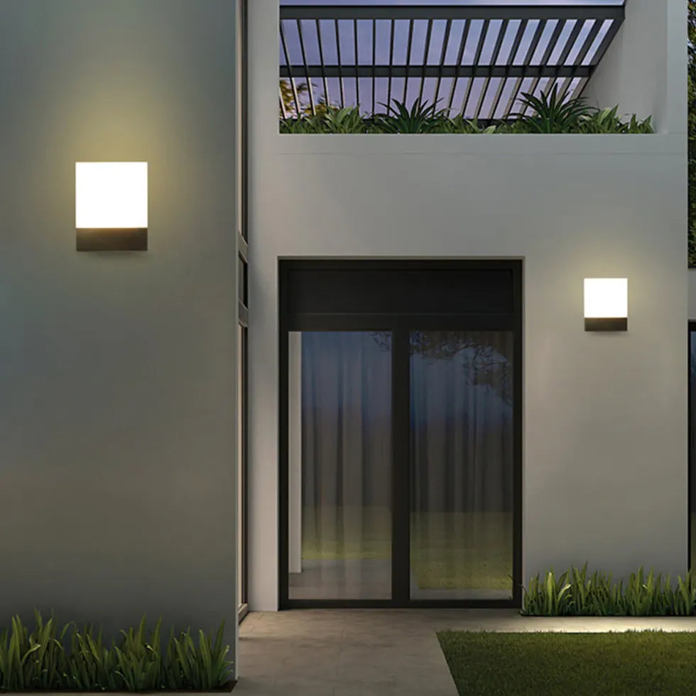 Rectangular Energy Efficient Outdoor Wall Light