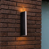 Aplique LED exterior de pared con diseño geométrico integrado 