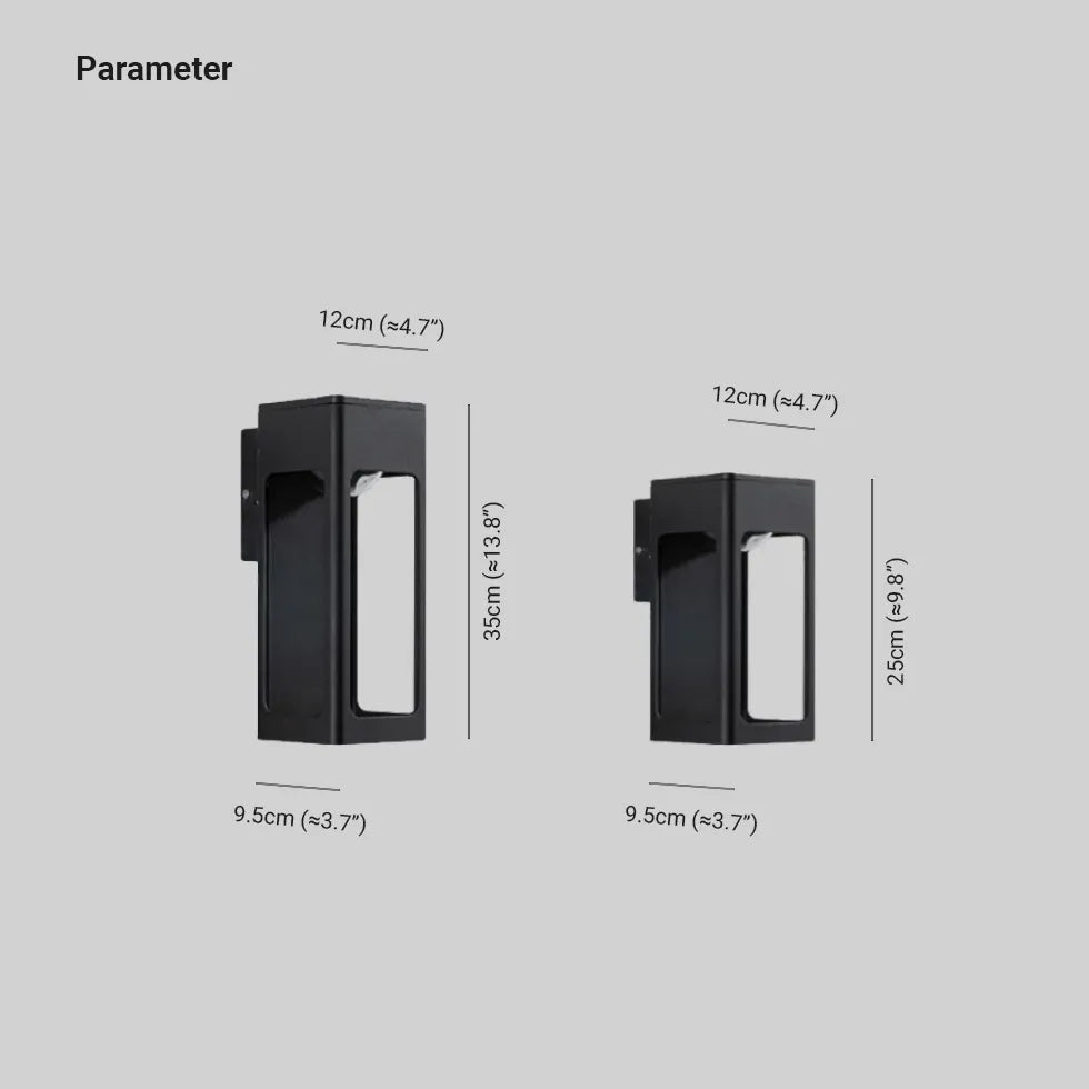 Aplique de pared exterior con sensor de movimiento para pasillo impermeable