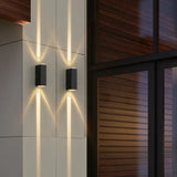 Apliques de luces para exterior doble cabezal impermeable