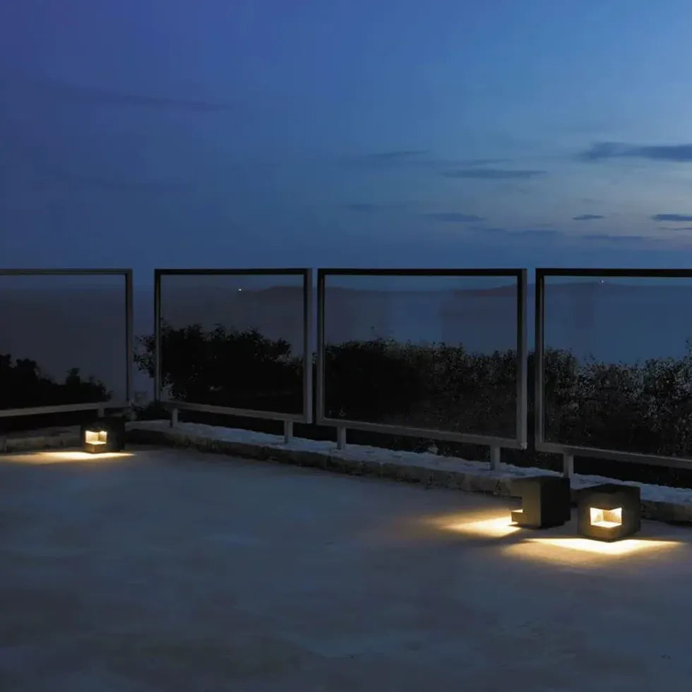 Cube Flush Led Outdoor Floor Lamps