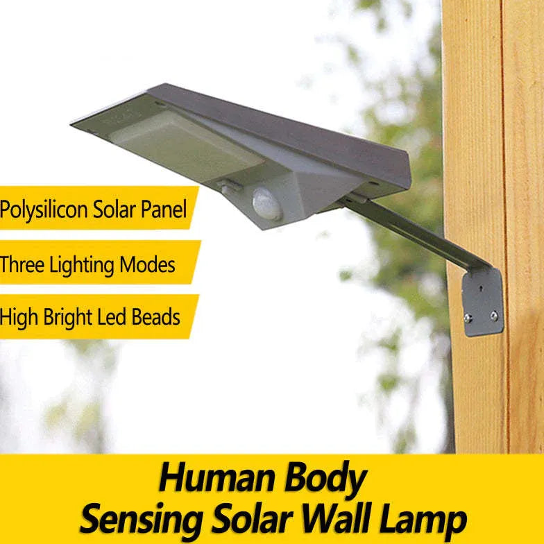 Sensing Solar LED Outdoor Wall Light