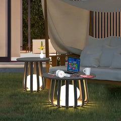 Lámparas de exterior de pie solares con LED