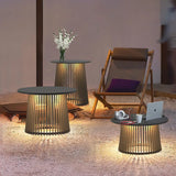 Round Table Outdoor Floor Lamps