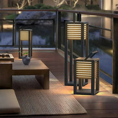 Farol de pie jardin para iluminación exterior solar