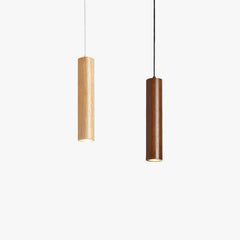 Lámpara Colgante de Madera Estilo Minimalista para Comedor