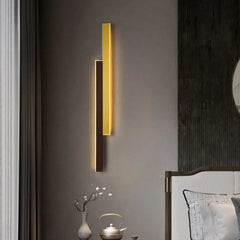 Aplique de Pared Largo para Dormitorio Minimalista