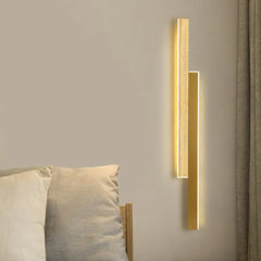 Aplique de Pared Largo para Dormitorio Minimalista