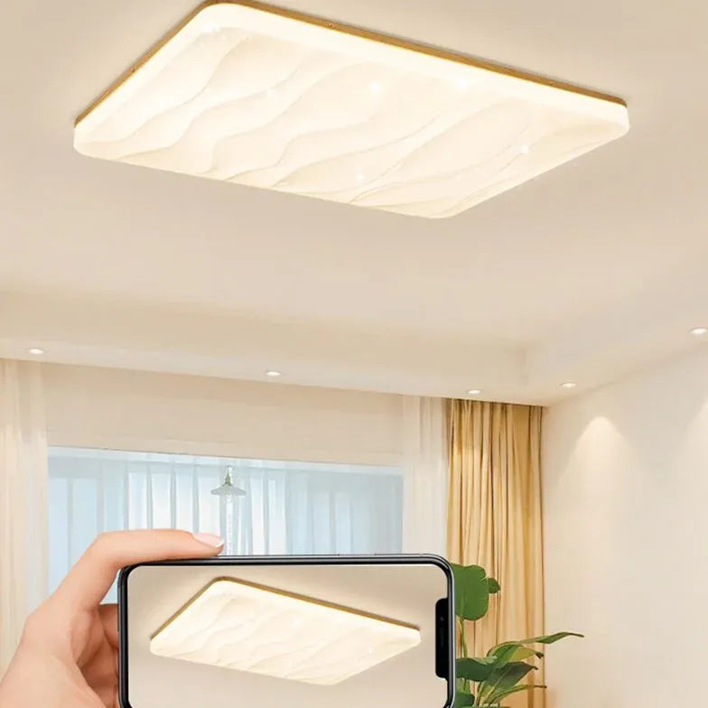 Lámparas de techo LED empotradas cuadradas con luz suave 