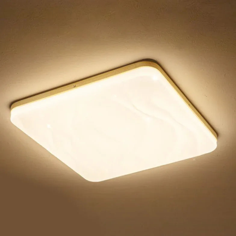 Lámparas de techo LED empotradas cuadradas con luz suave 