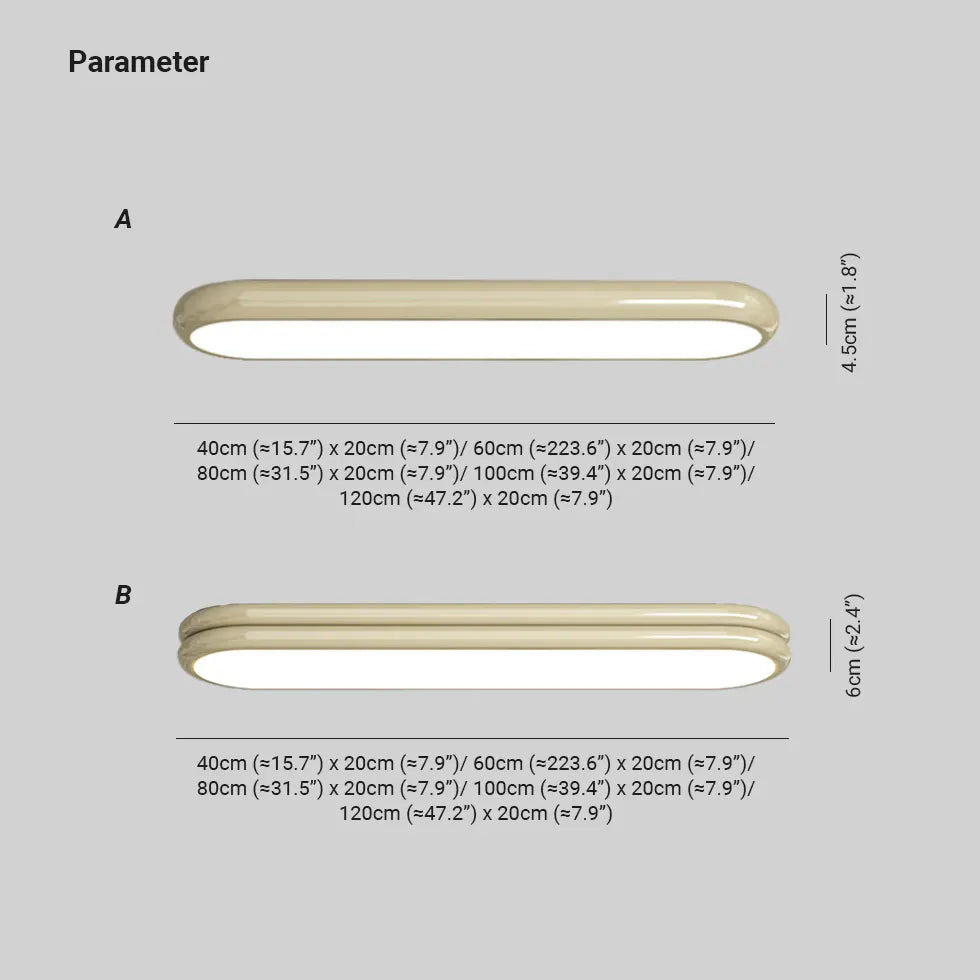 Plafon de techo de led diseño simple para pasillo