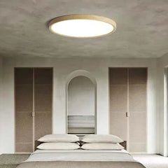 Lampara techo redonda diseño ultrafino para dormitorio