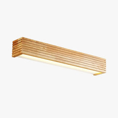 Apliques para pared de baño de madera con LED