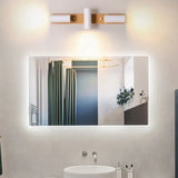 Multi Arm Wooden Bathroom Spotlights