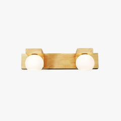 Apliques para espejos de baño rústicos madera LED