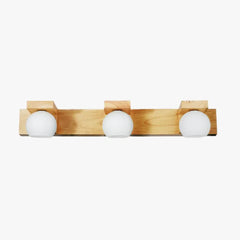 Apliques para espejos de baño rústicos madera LED
