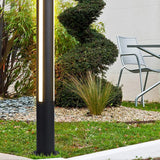 Postes de luz exterior para jardines con LED