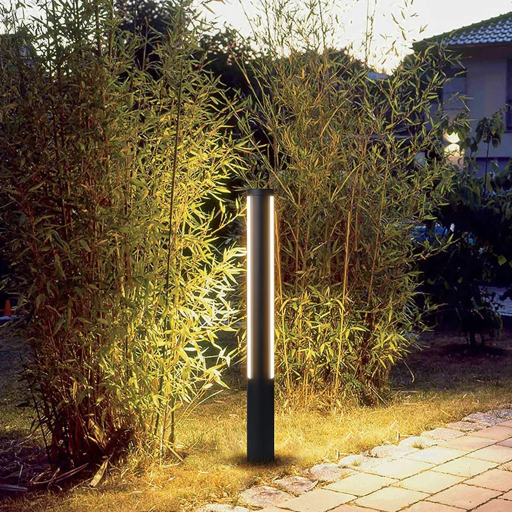 Postes de luz exterior para jardines con LED