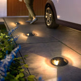 Stair Black LED Recessed Outdoor Lights